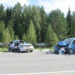 На североуральской трассе случилась авария. Два человека погибли