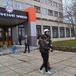 На Волчанском механическом заводе был условный пожар. Спасали 