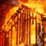 В Волчанске горел нежилой дом. Пострадавших нет