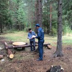 Волчанские пожарные и лесники предупредили любителей жечь костры на природе