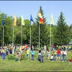 В волчанском загородном лагере 