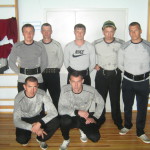 Пожарная эстафета проходила в дождь